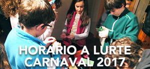 Horarios A LURTE Carnaval 2017
